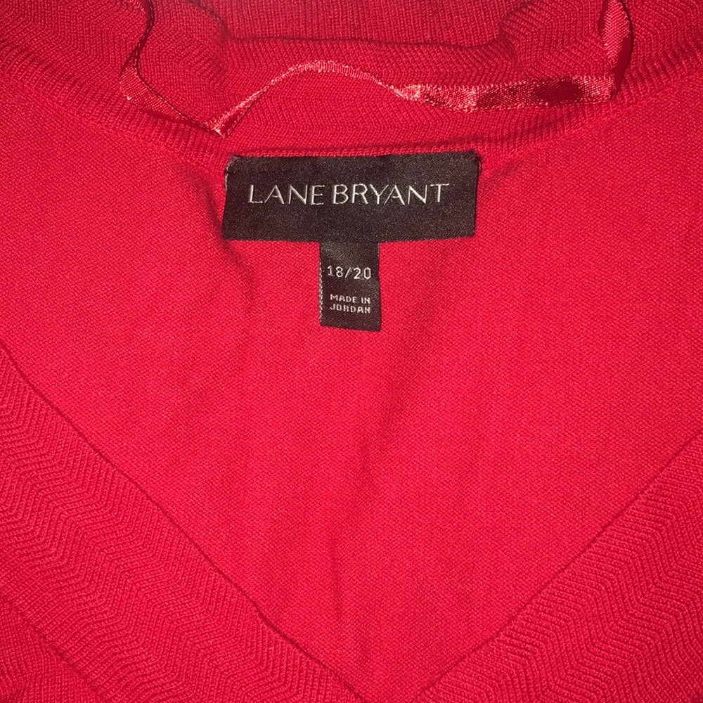 Lane Bryant size 18/20 red sweater